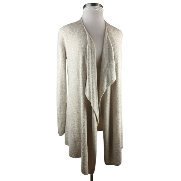 Barefoot Dreams Cozychic Lite Island Wrap Cardigan 436 Tan Stone Small Medium - Picture 4 of 11